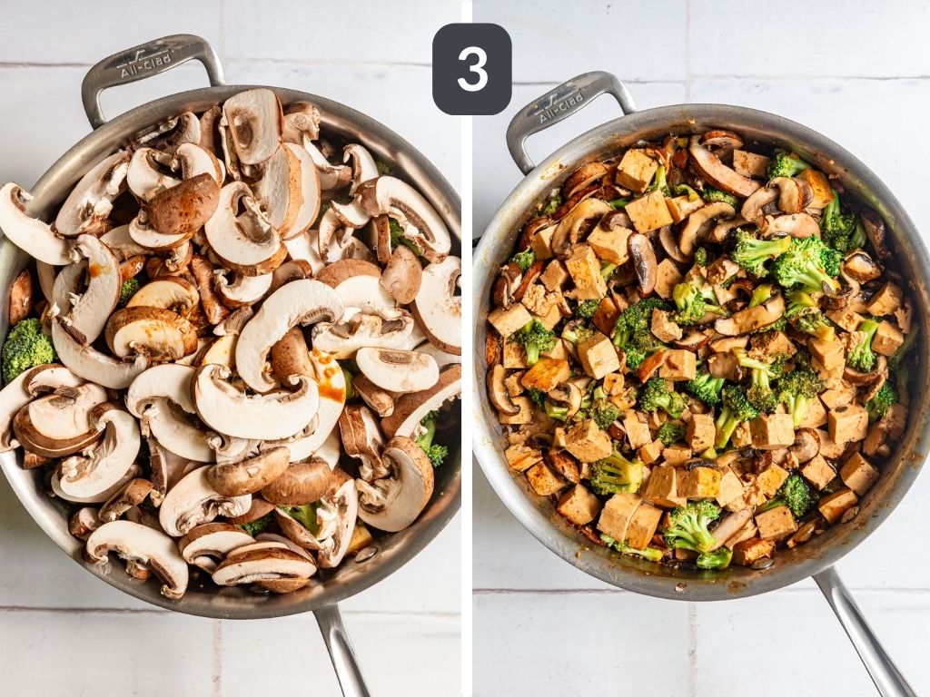 Tofu Broccoli Mushroom Stir Fry